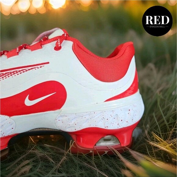 Nike Alpha Huarache Elite 4 Low MCS Baseball Cleats Red FD6255-105 - Men\'s 10.5 main image 9